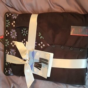 Nwt fleece Henley pj set